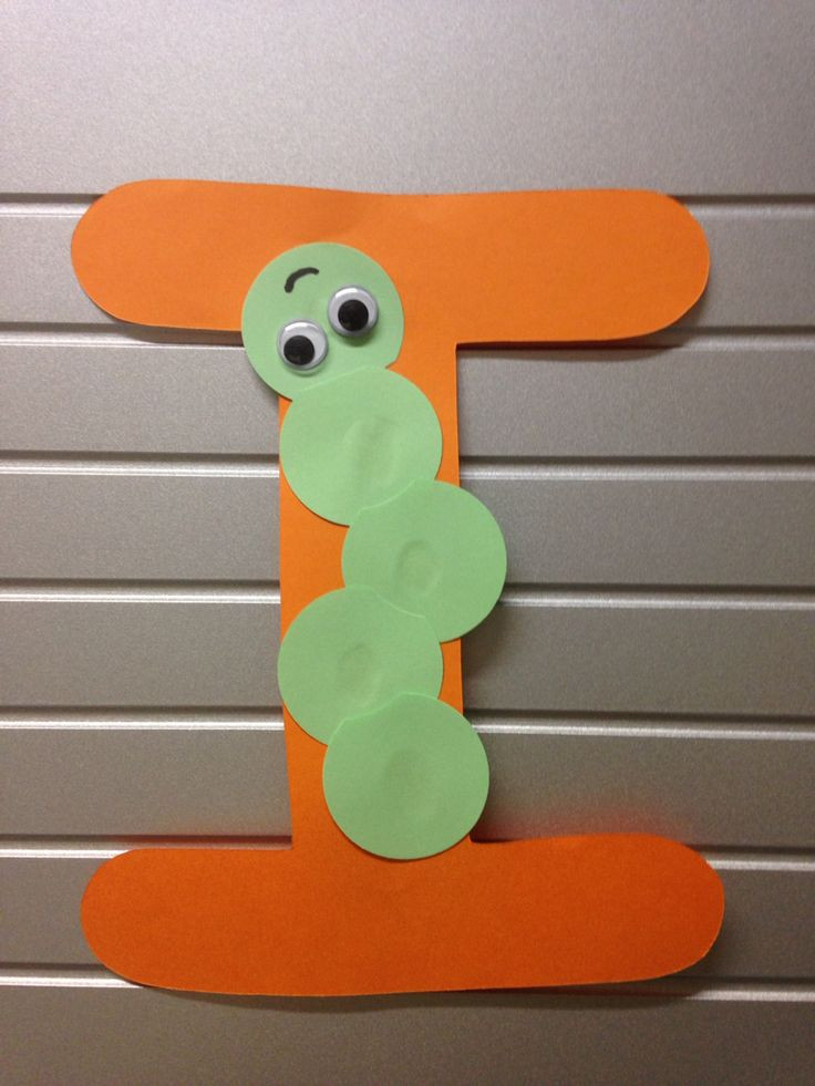 I Crafts For Preschoolers
 I is for inchworm Letter Crafts