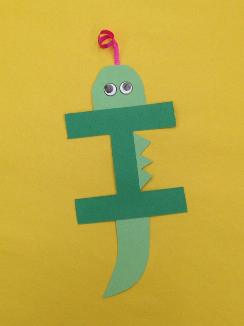 I Crafts For Preschoolers
 I is for iguana letter craft Letters