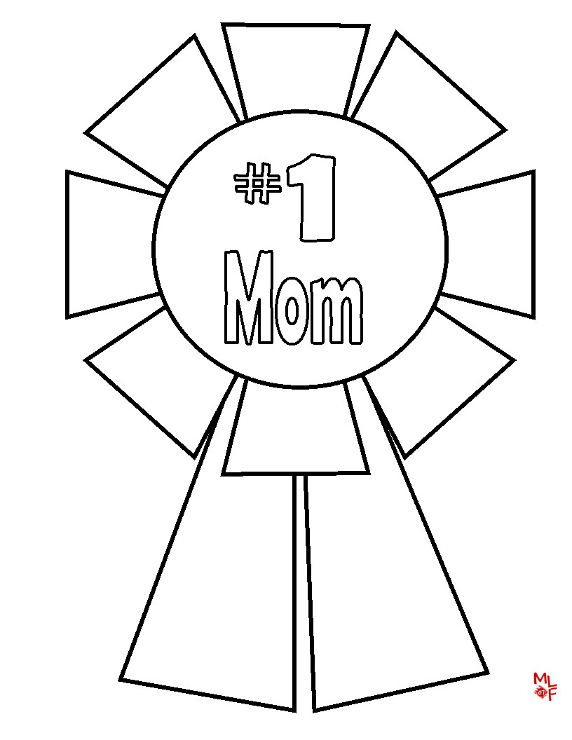 I Love Mom Coloring Pages
 Mother