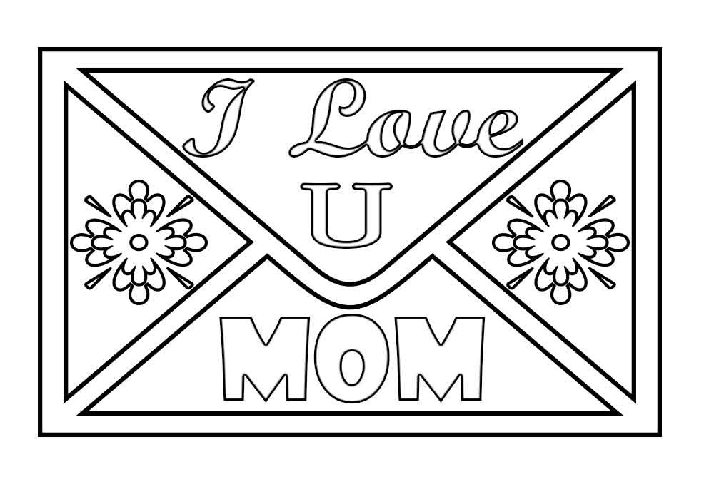 I Love You Mom Coloring Pages
 I love You Mom Coloring Pages