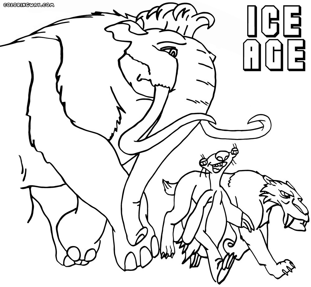 Ice Age Coloring Pages
 Ice Age Coloring Pages Coloring Pages For Children