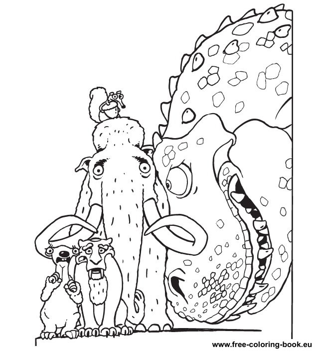 Ice Age Coloring Pages
 Coloring pages Ice Age Page 1 Printable Coloring Pages