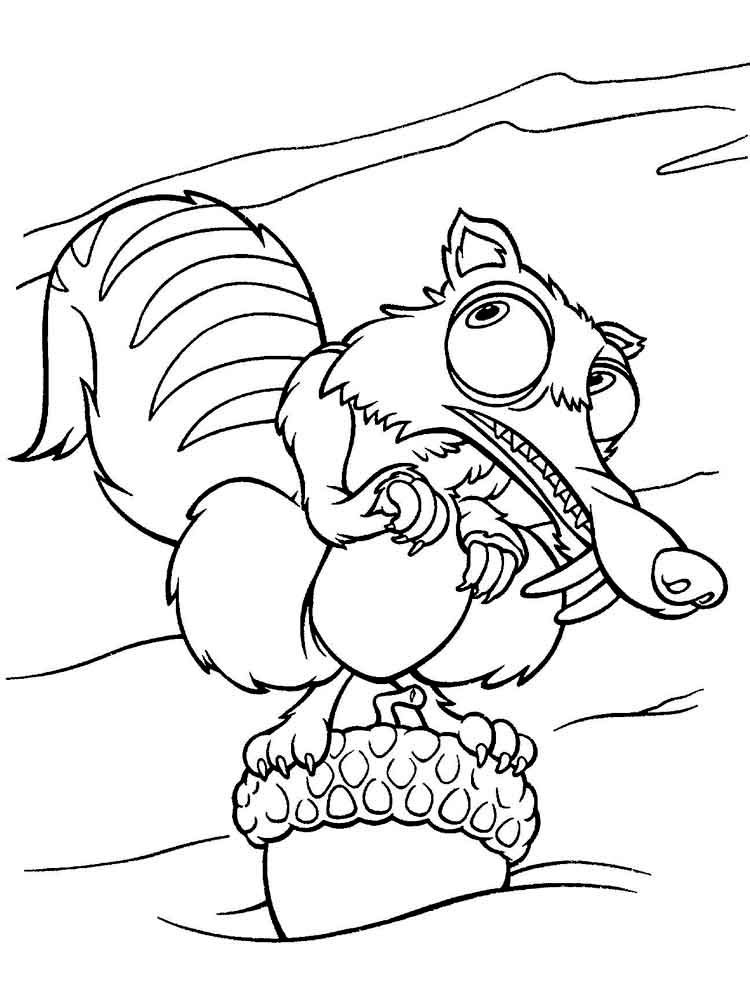 Ice Age Coloring Pages
 Ice Age coloring pages Download and print Ice Age