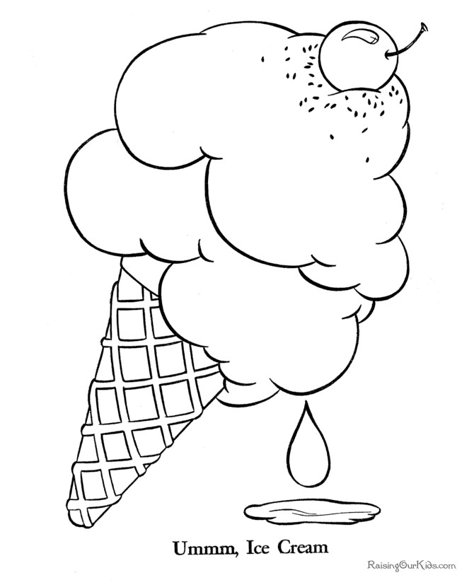 Ice Cream Coloring Pages Printable
 Printable Ice Cream Coloring Pages Coloring Home