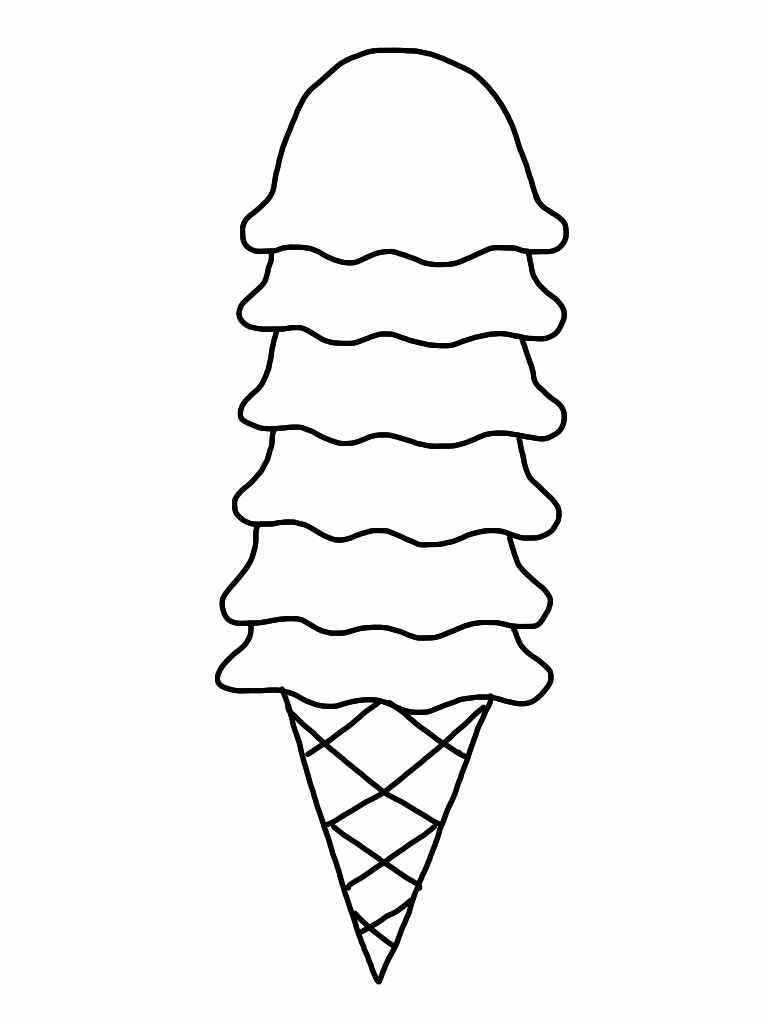Icecream Cone Coloring Pages
 Free Ice Cream Cone Coloring Page Download Free Clip Art