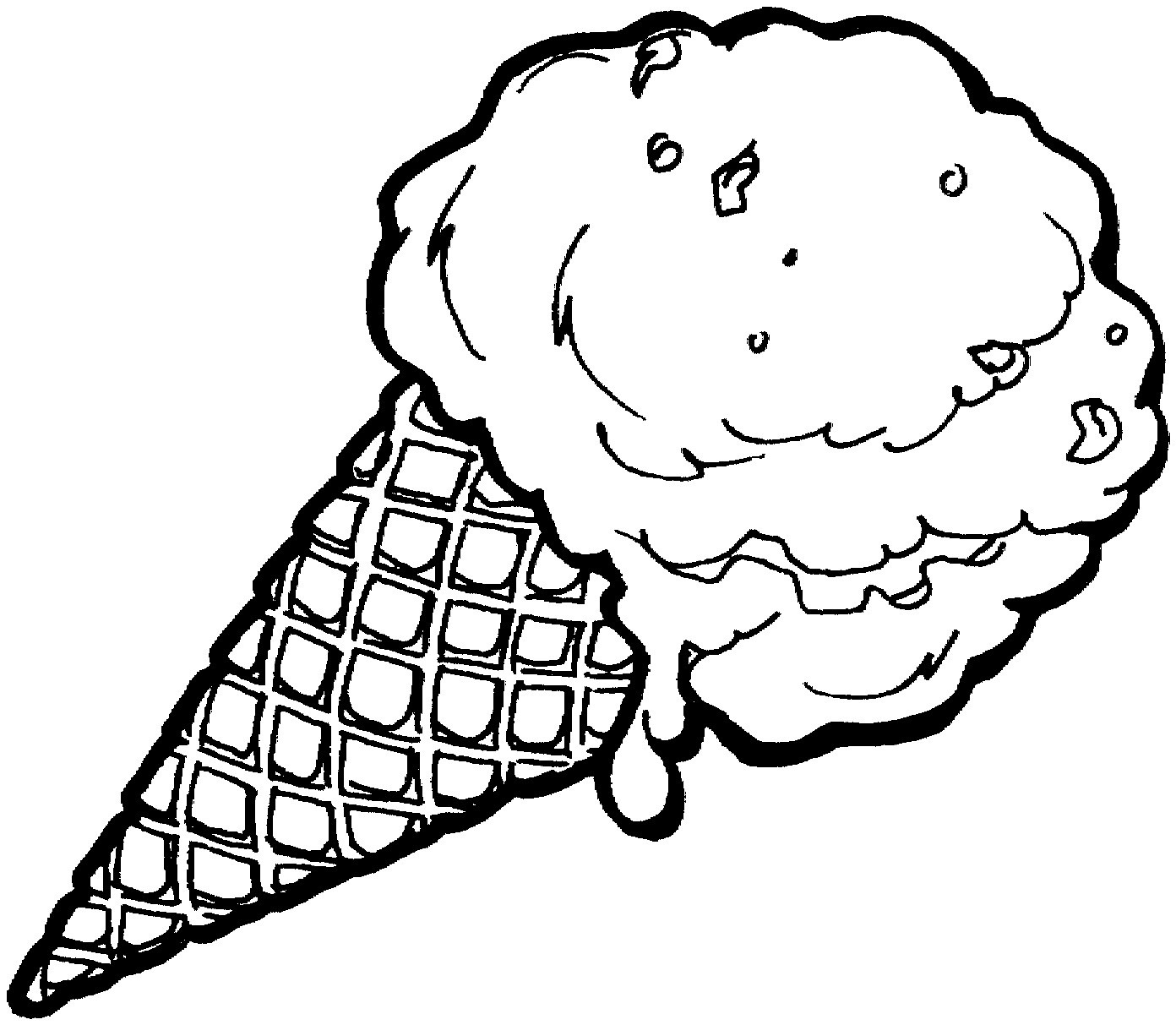 Icecream Cone Coloring Pages
 Free Printable Ice Cream Coloring Pages For Kids