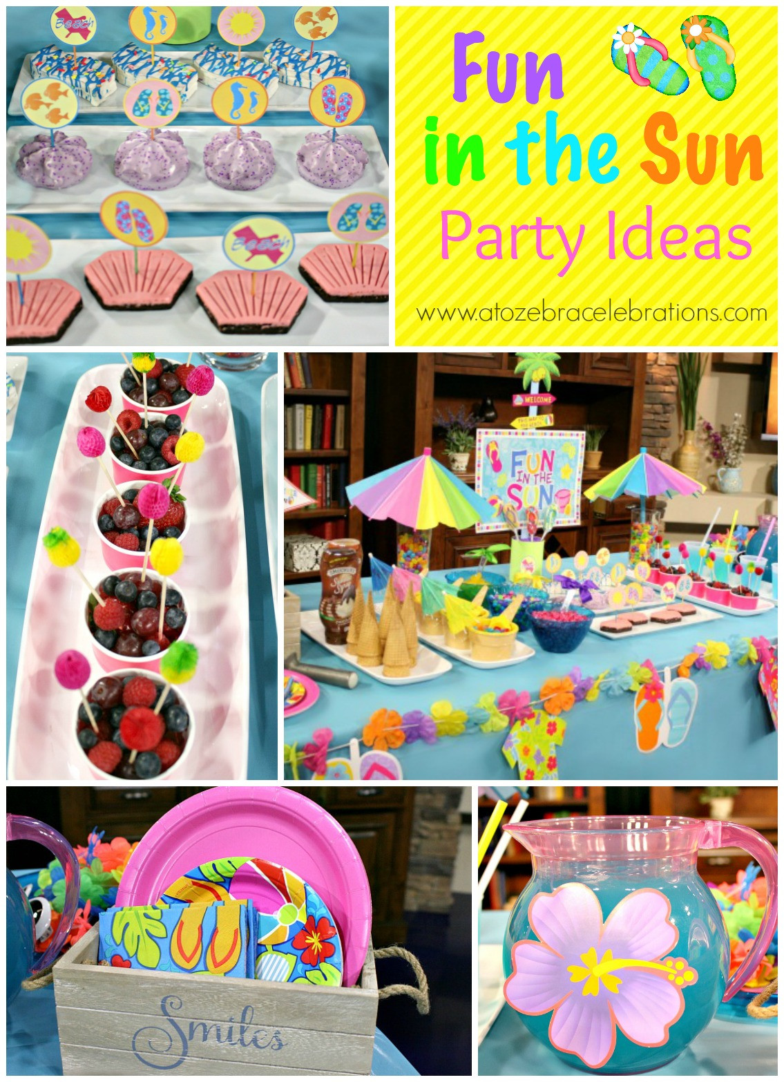 Ideas For A Summer Party
 Summer Party Ideas – A to Zebra Celebrations