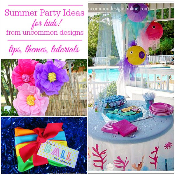 Ideas For A Summer Party
 Summer Party Ideas for Kids Un mon Designs