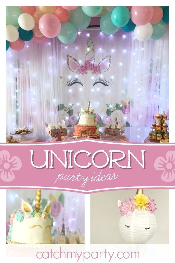 Ideas For A Unicorn Child'S Birthday Party
 Take peak at this magical unicorn birthday party The