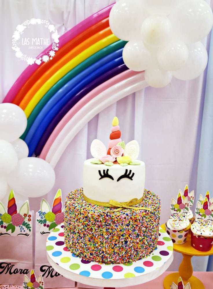Ideas For A Unicorn Child'S Birthday Party
 Best 25 Colorful birthday cake ideas on Pinterest