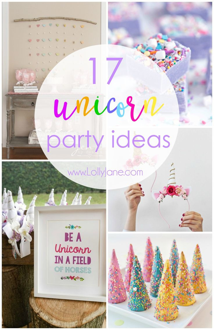 Ideas For A Unicorn Child'S Birthday Party
 Best 25 Unicorn decor ideas on Pinterest