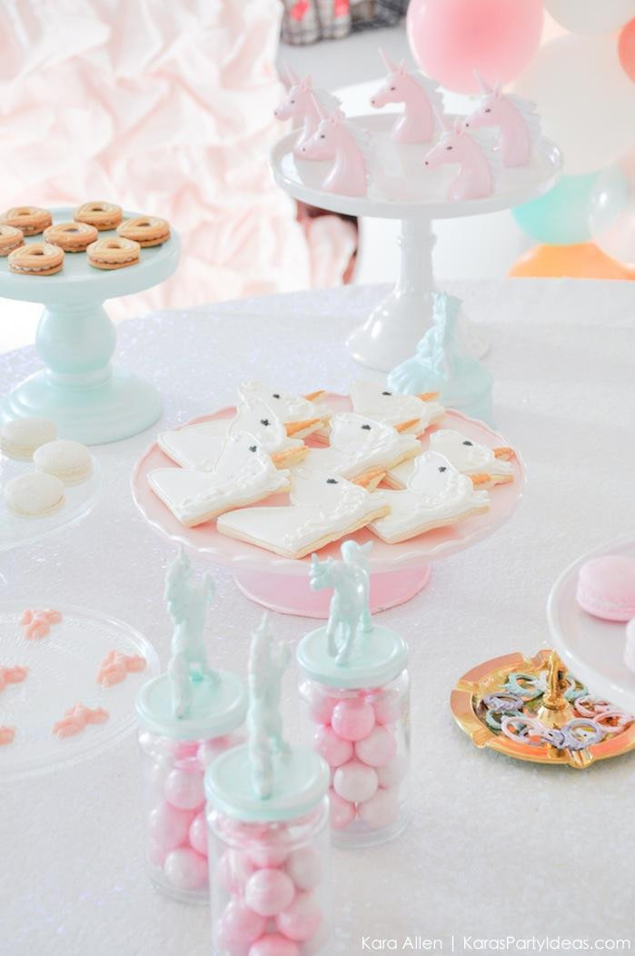 Ideas For A Unicorn Child'S Birthday Party
 Kara s Party Ideas Dreamy Unicorn Birthday Party
