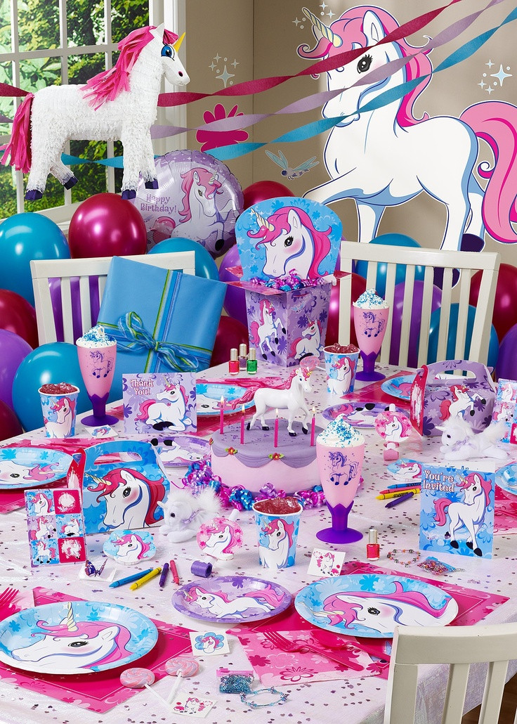 Ideas For A Unicorn Child'S Birthday Party
 42 best images about P s unicorn birthday on Pinterest