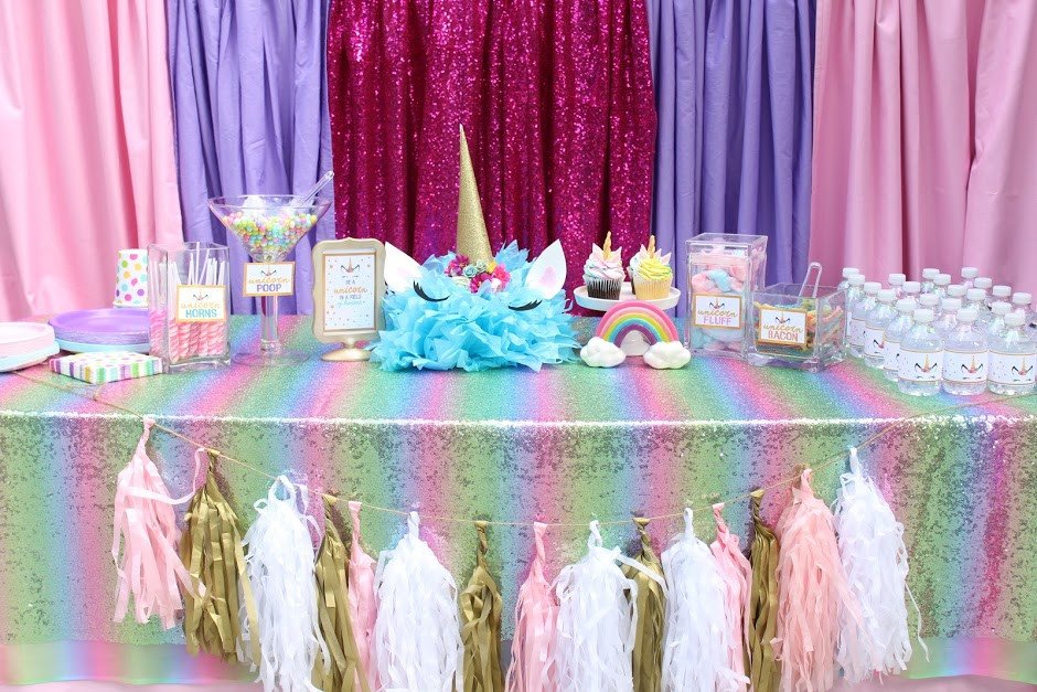 Ideas For A Unicorn Child'S Birthday Party
 Unicorn Birthday Party Ideas with Free Printable Download