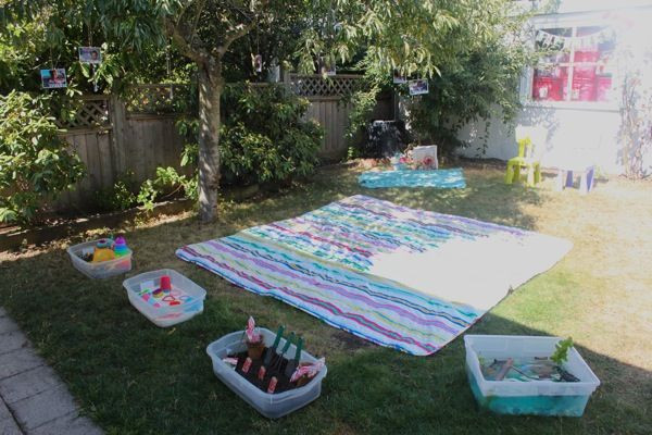 Ideas For Backyard Birthday Party
 Gracen s 2nd Backyard Birthday Bash