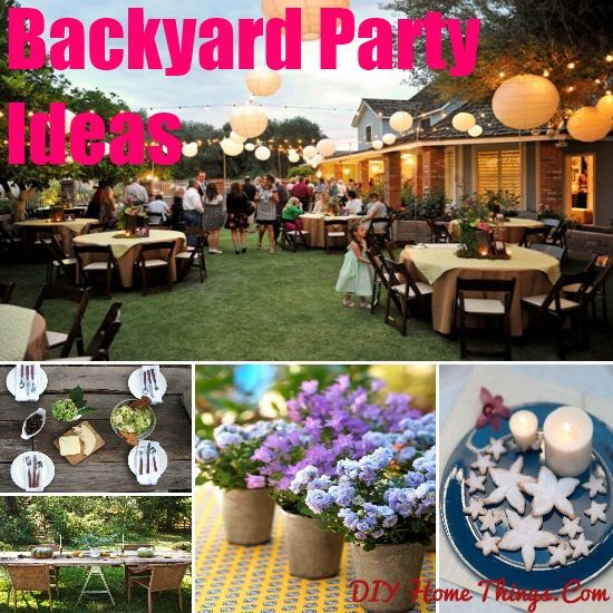 Ideas For Backyard Birthday Party
 Innovative Backyard Party Ideas Future ideas