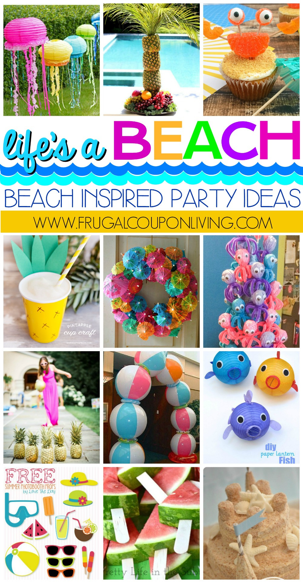 Ideas For Beach Party
 Beach Inspired Party Ideas