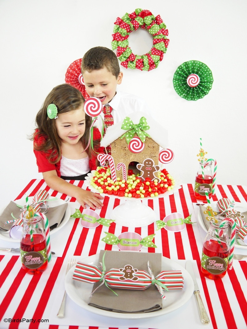 Ideas For Christmas Party
 Candyland Christmas Tablescape