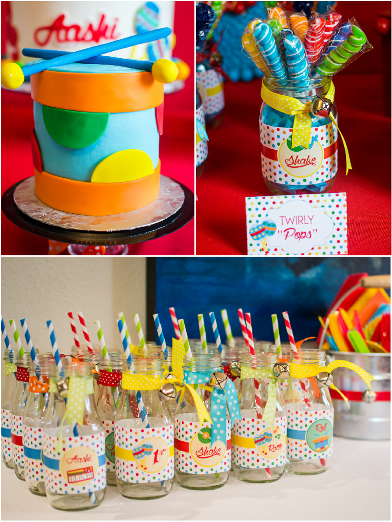 Ideas For First Birthday Party
 Baby Jam A Music Inspired 1st Birthday Party