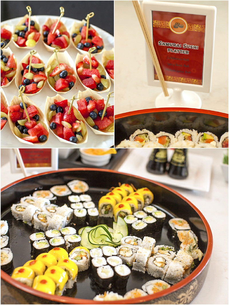 Ideas For Party Food
 A Japanese Origami Dojo Ninja Birthday Party Party Ideas
