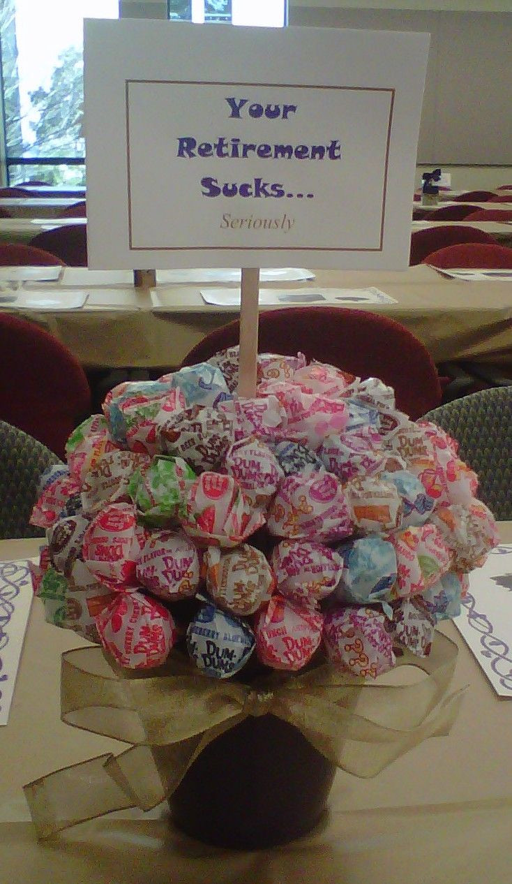 Ideas For Retirement Party
 DIY Centerpiece I did for a co worker s Retirement Party