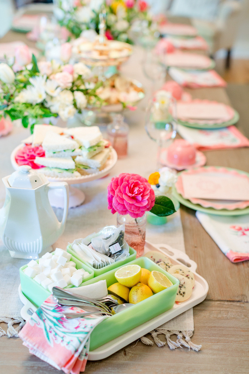 Ideas For Tea Party
 How to Host a La s Tea Party – Jenny Cookies