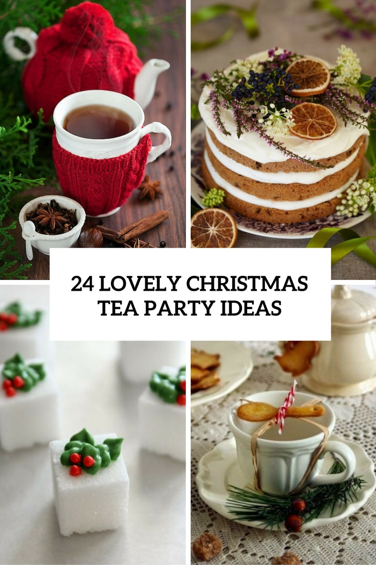 Ideas For Tea Party
 24 Lovely Christmas Tea Party Ideas Shelterness