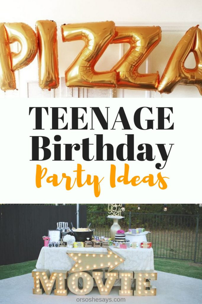 Ideas For Teen Birthday Party
 16 Teenage Birthday Party Ideas Be the Cool Parent on