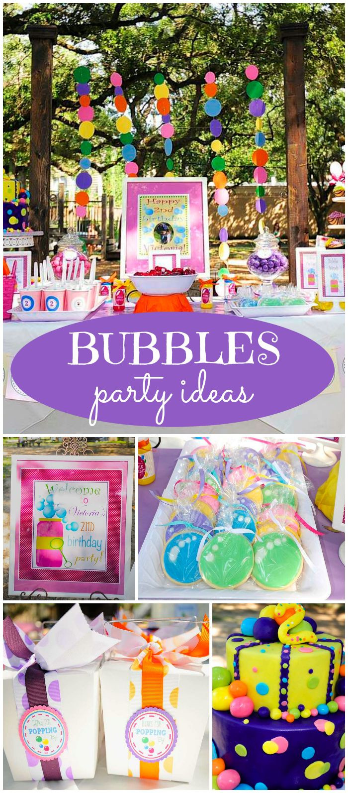 Ideas For Toddler Birthday Party
 Bubbles Birthday "Victoria s Bubbles Themed 2nd birthday