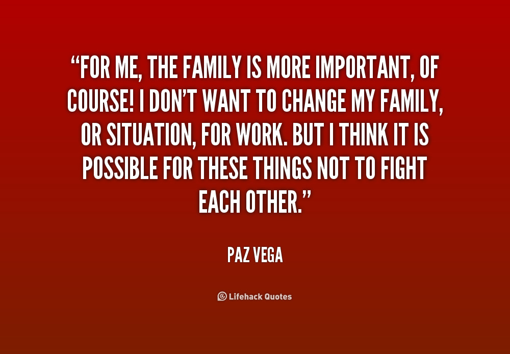 Importance Of Family Quotes
 Importance Family Quotes QuotesGram