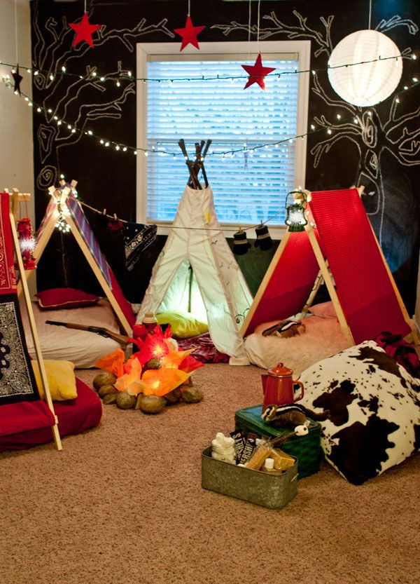 Indoor Birthday Party Ideas
 25 best ideas about Indoor camping parties on Pinterest
