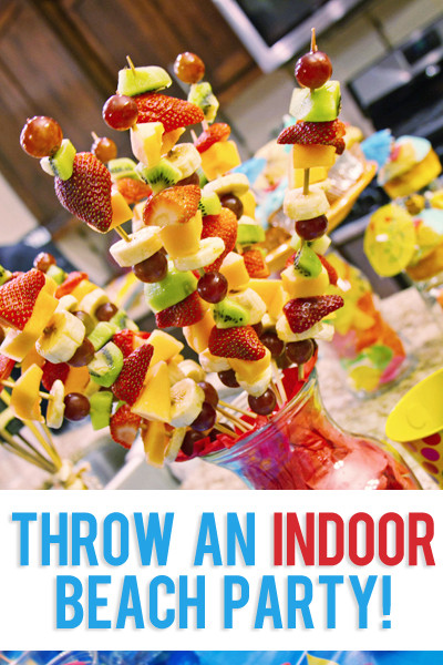 Indoor Birthday Party Ideas
 Beat the Winter Blues Throw and Indoor Beach Party
