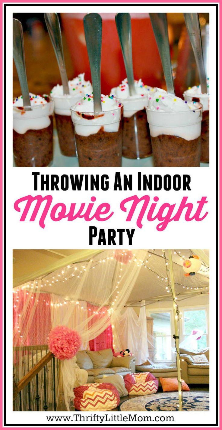 Indoor Birthday Party Ideas
 Best 25 Indoor movie night ideas on Pinterest