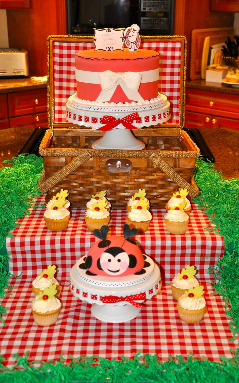 Indoor Birthday Party Ideas
 Party of the Week Ladybug Picnic Birthday Bash