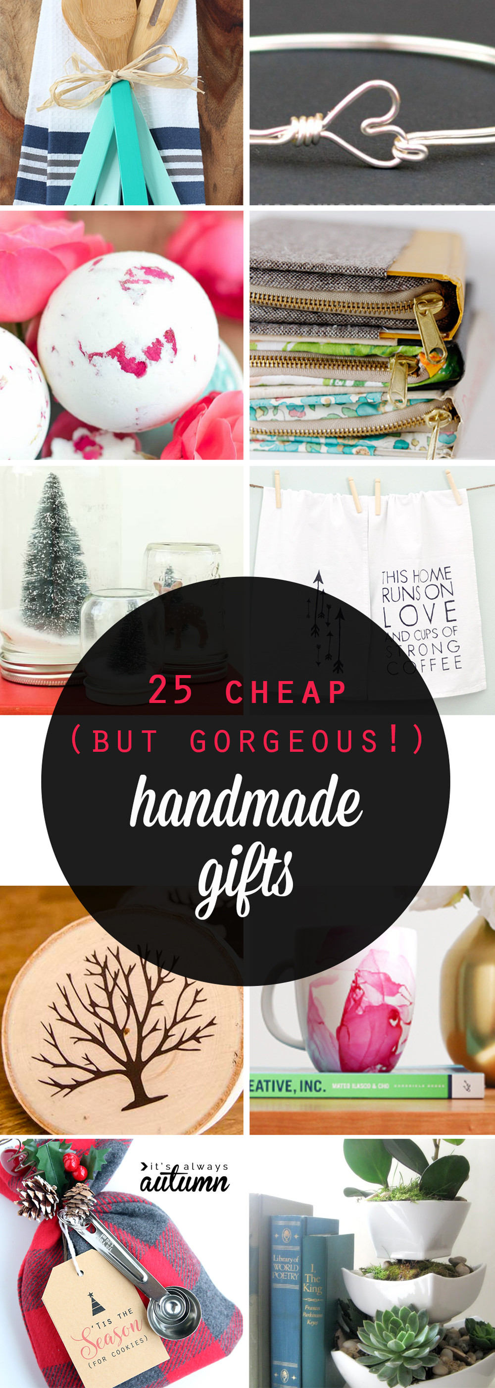 Inexpensive Christmas Gift Ideas
 25 cheap but gorgeous  DIY t ideas It s Always Autumn