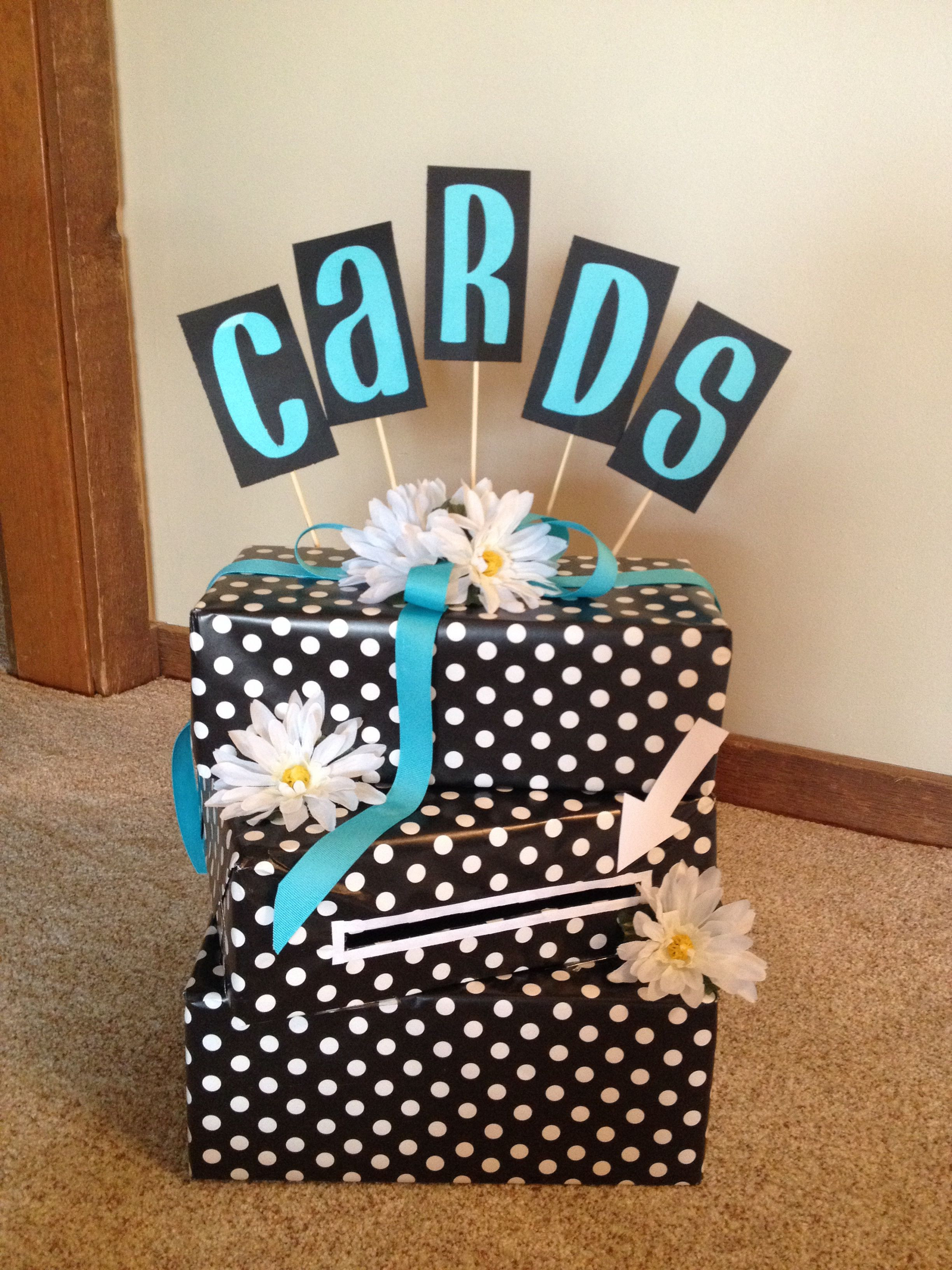 Inexpensive Graduation Party Ideas
 I made this for my daughters graduation open house and she