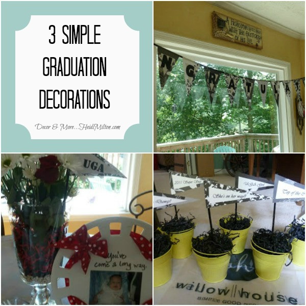Inexpensive Graduation Party Ideas
 3 Simple and Inexpensive Graduation Decorations