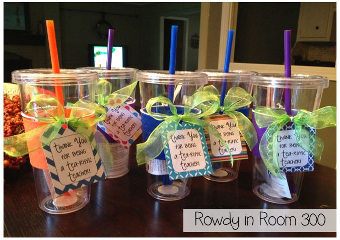 Inexpensive Thank You Gift Ideas
 Tea riffic Rowdy in Room 300