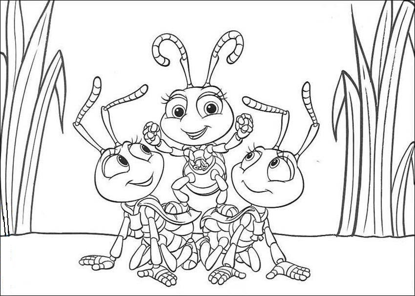 Insect Coloring Pages For Girls
 Cute Bug AZ Coloring Pages