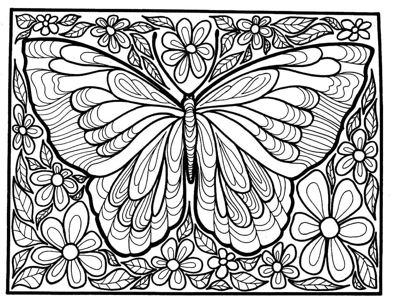 Insect Coloring Pages For Girls
 Insect Coloring Pages Best Coloring Pages For Kids