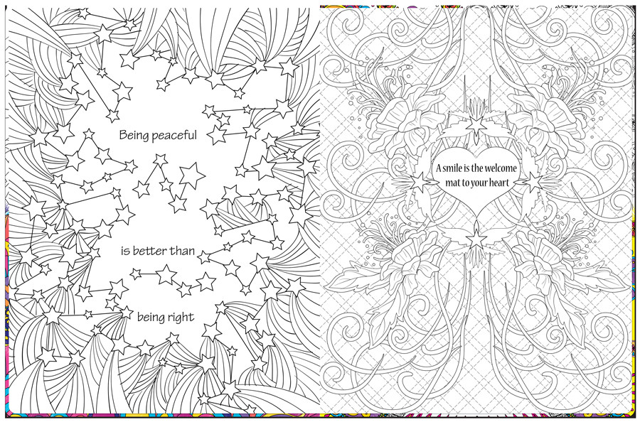 Inspirational Coloring Book
 Motivational Coloring Book