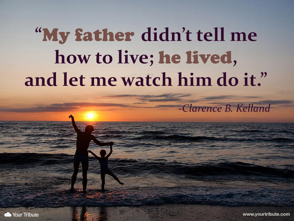 Inspirational Quotes About Death Of A Father
 Loss of Father