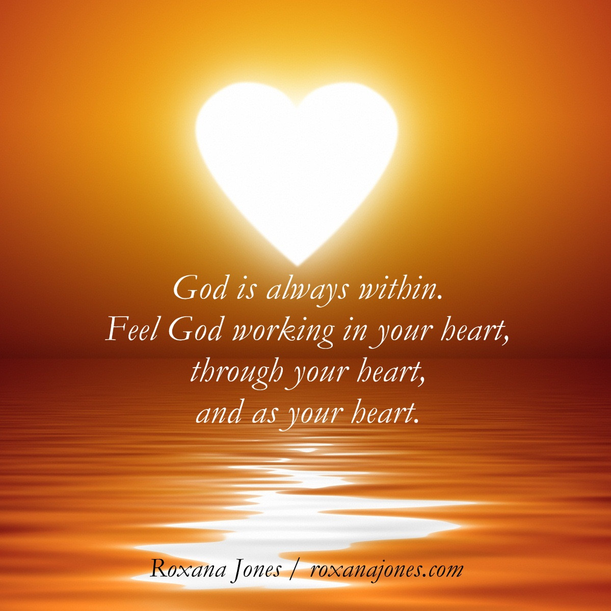 Inspirational Quotes About God
 God =Heart Inspirational