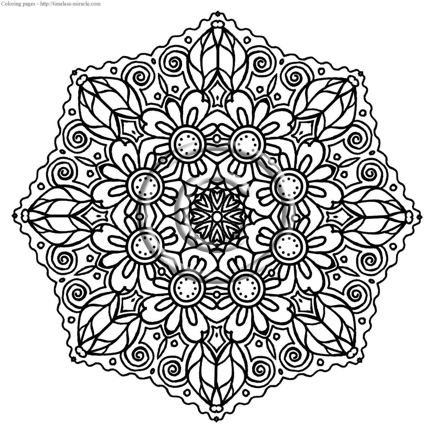 Intricate Coloring Pages Printable Boys
 Intricate coloring pages timeless miracle