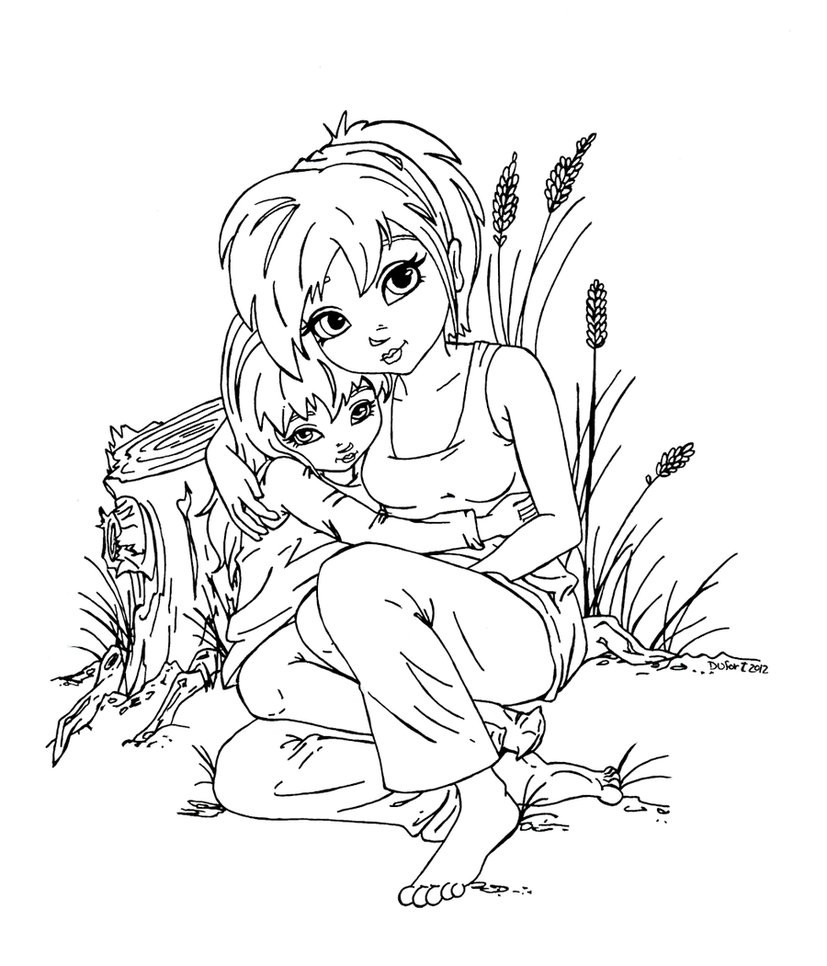 Jade Summer Coloring Pages
 Summer and her mom by JadeDragonne on DeviantArt