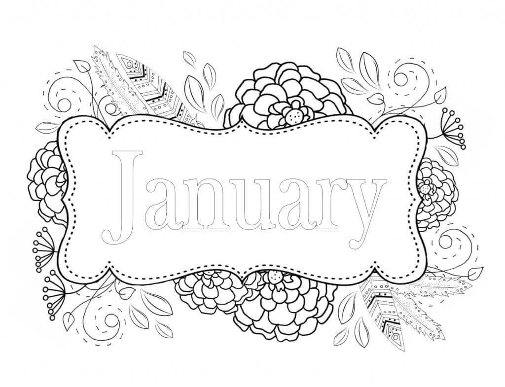 January Coloring Pages Free Printable
 Free January Coloring Pages Printable