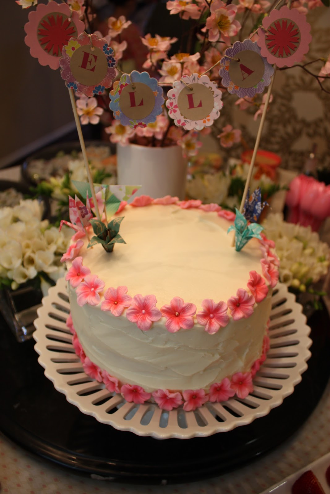 Japan Birthday Cake
 Buttercream Buzz Japanese Themed Birthday Party