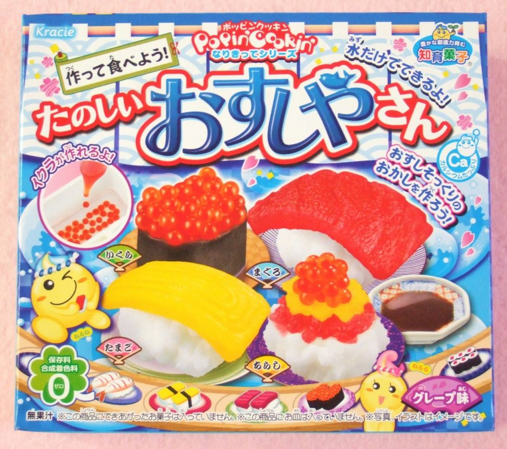 Japan DIY Kits
 Kracie Popin Cookin Sushi Japanese Candy Making Kit New
