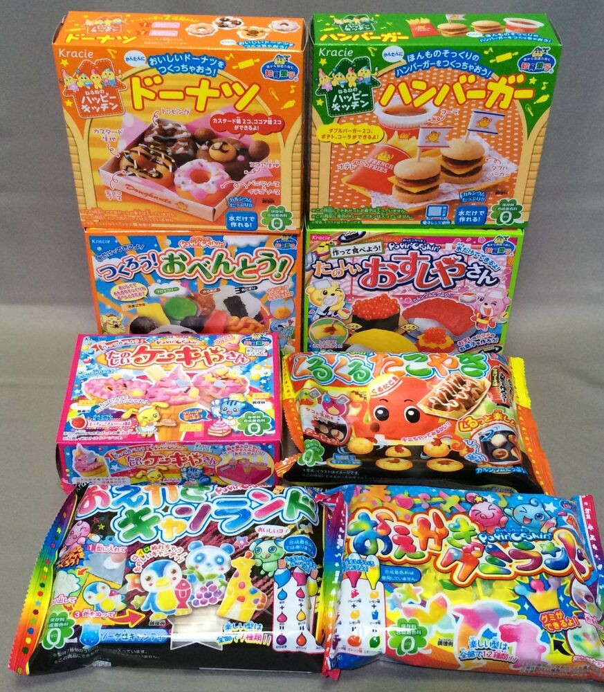 Japan DIY Kits
 8pcs DIY making kit Kracie Happy Kitchen popin cookin