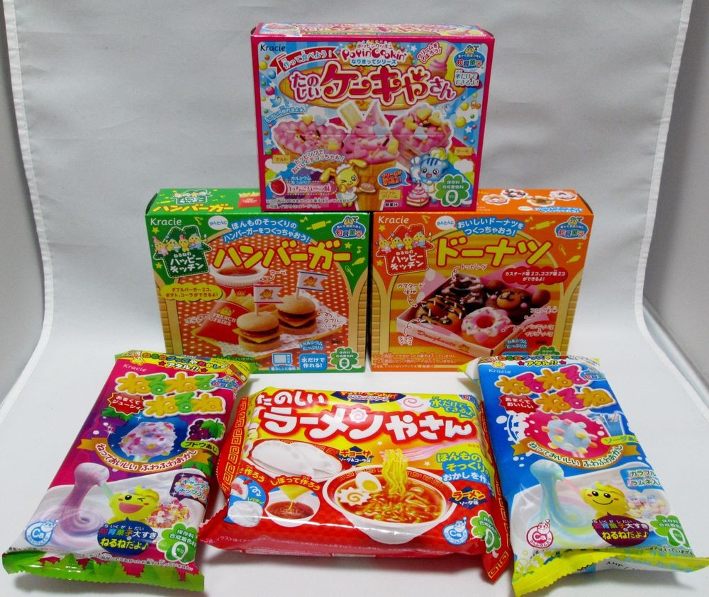 Japan DIY Kits
 6 pcs Kracie DIY making kit Happy Kitchen popin cookin